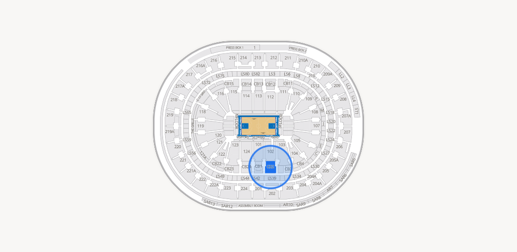 Xfinity Mobile Arena Seating Chart