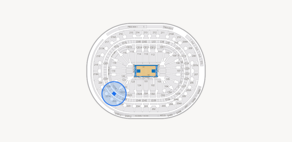 Xfinity Mobile Arena Seating Chart