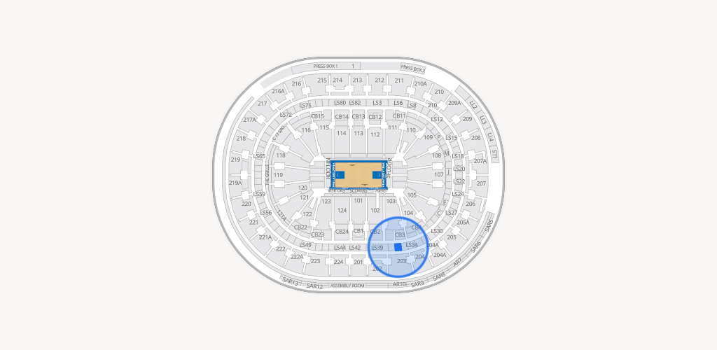 Xfinity Mobile Arena Seating Chart