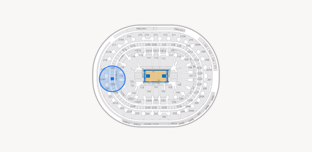 Xfinity Mobile Arena Seating Chart