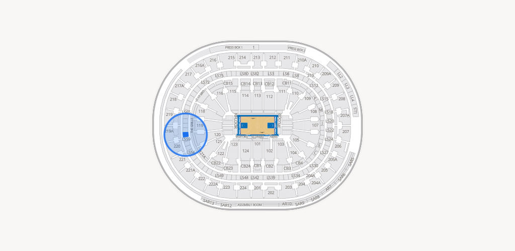 Xfinity Mobile Arena Seating Chart