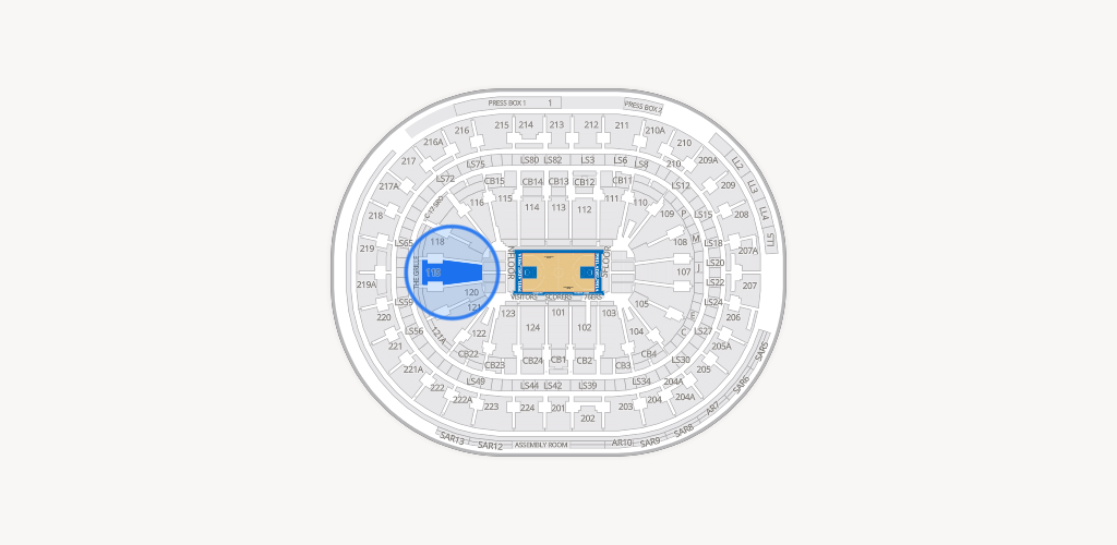 Xfinity Mobile Arena Seating Chart