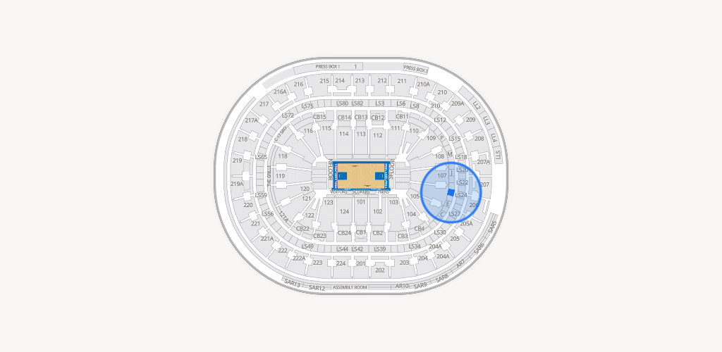 Xfinity Mobile Arena Seating Chart