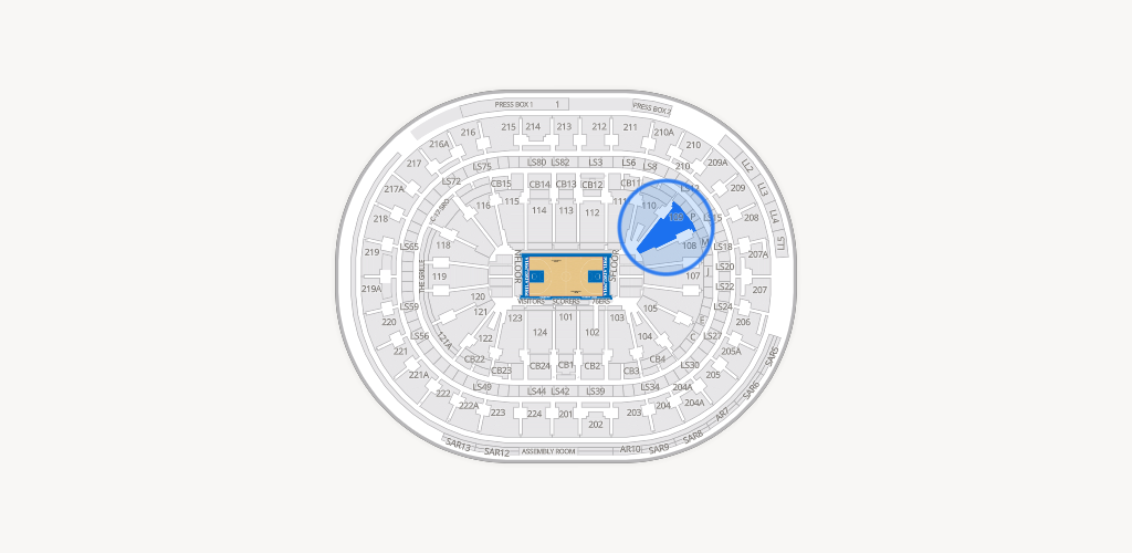 Xfinity Mobile Arena Seating Chart