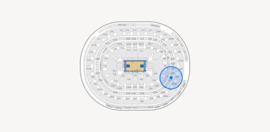 Xfinity Mobile Arena Seating Chart