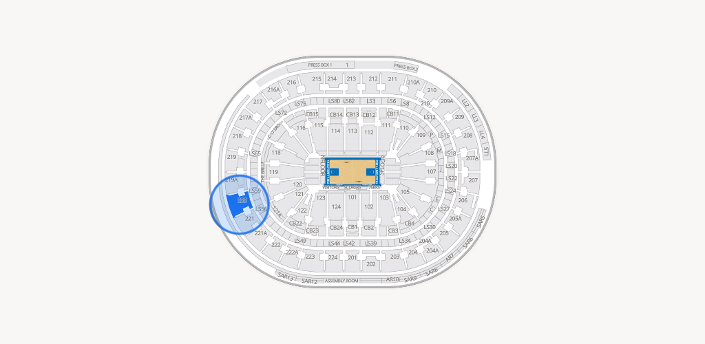 Xfinity Mobile Arena Seating Chart