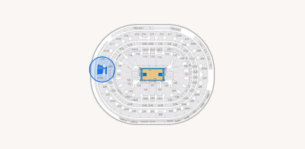 Xfinity Mobile Arena Seating Chart