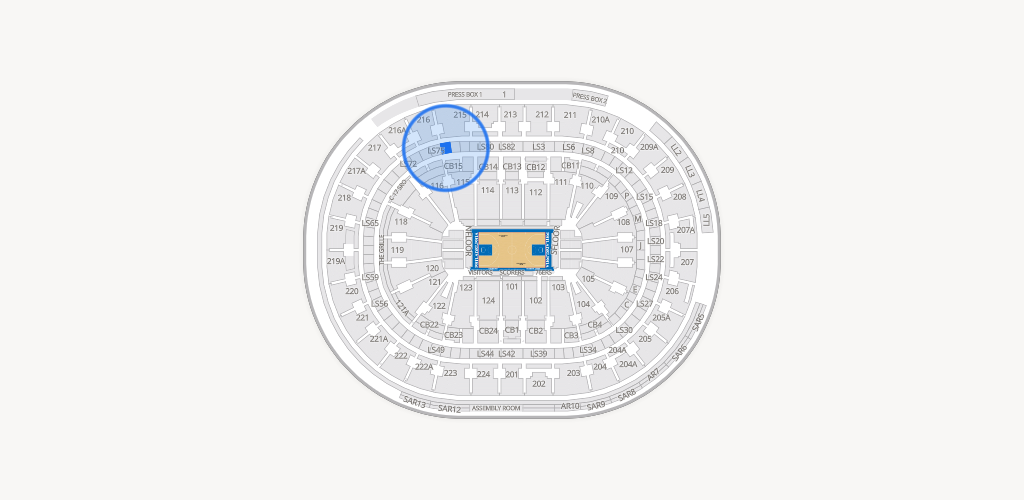 Xfinity Mobile Arena Seating Chart