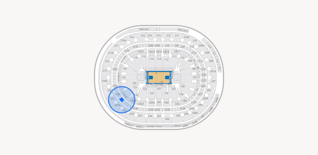 Xfinity Mobile Arena Seating Chart