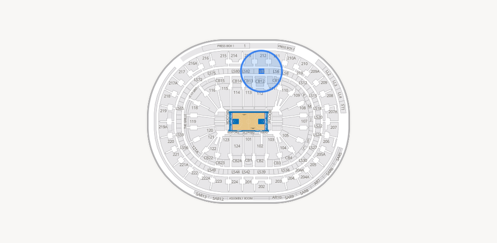 Xfinity Mobile Arena Seating Chart