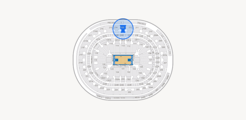 Xfinity Mobile Arena Seating Chart