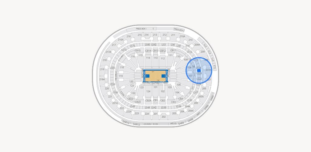 Xfinity Mobile Arena Seating Chart