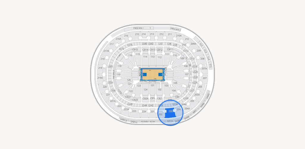 Xfinity Mobile Arena Seating Chart