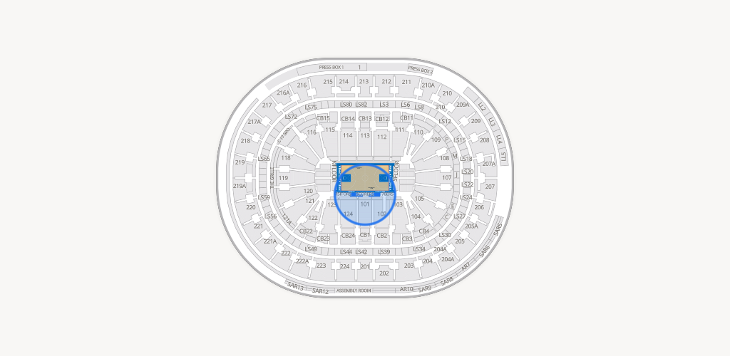 Xfinity Mobile Arena Seating Chart