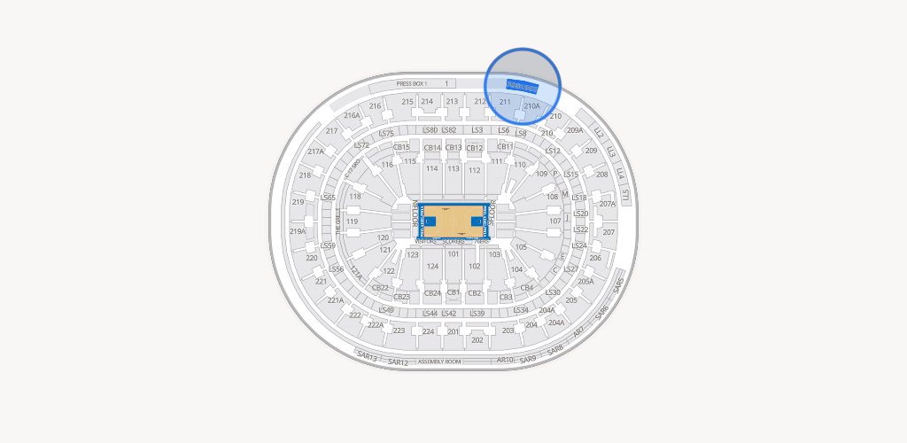 Xfinity Mobile Arena Seating Chart