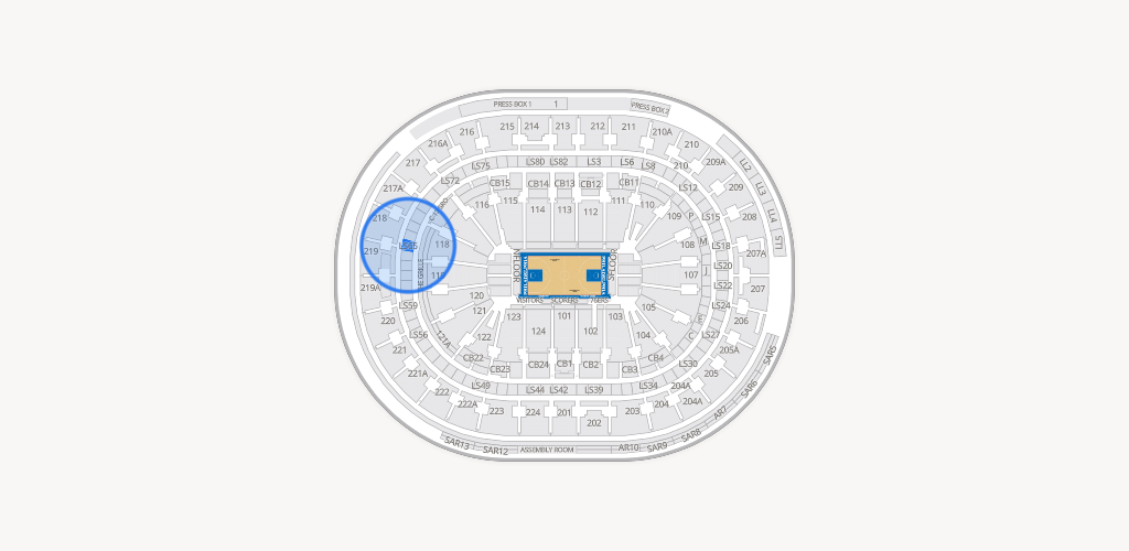 Xfinity Mobile Arena Seating Chart