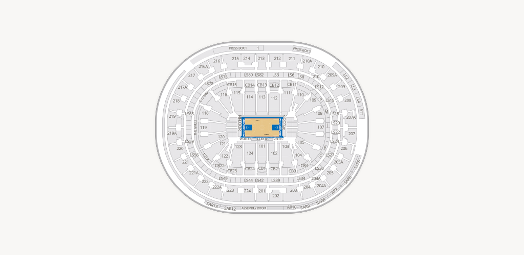 Xfinity Mobile Arena Seating Chart