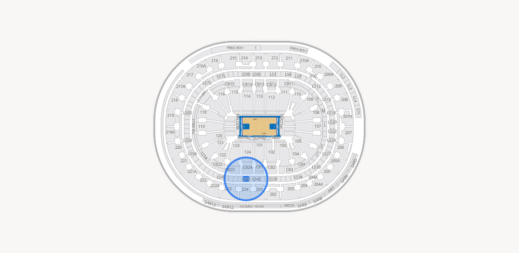 Xfinity Mobile Arena Seating Chart