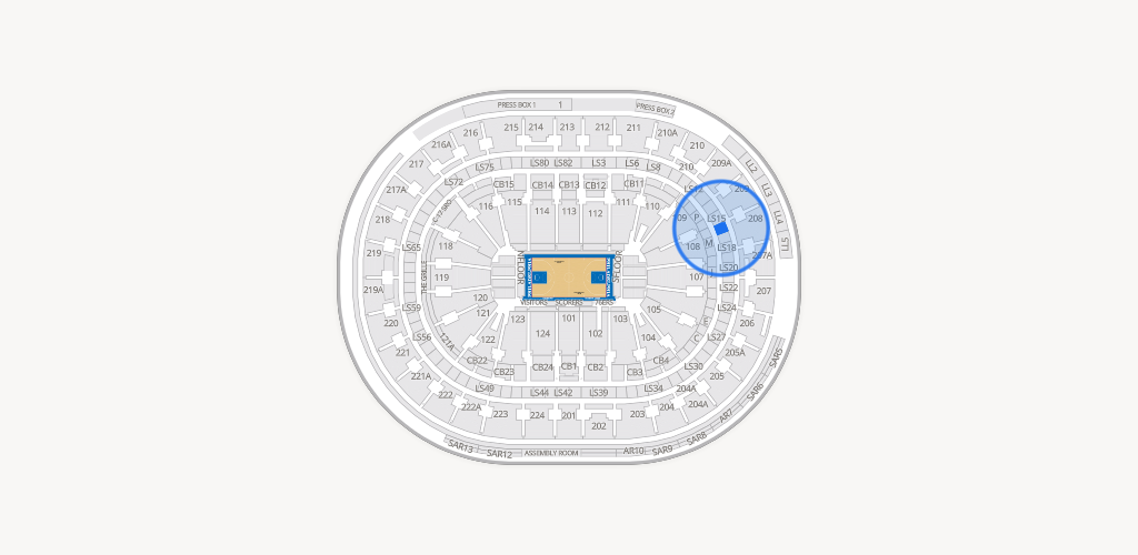 Xfinity Mobile Arena Seating Chart