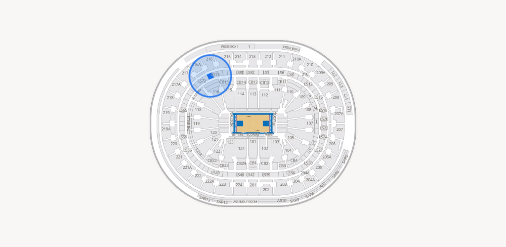 Xfinity Mobile Arena Seating Chart