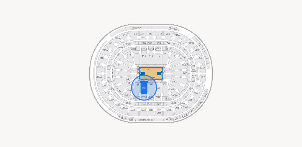 Xfinity Mobile Arena Seating Chart