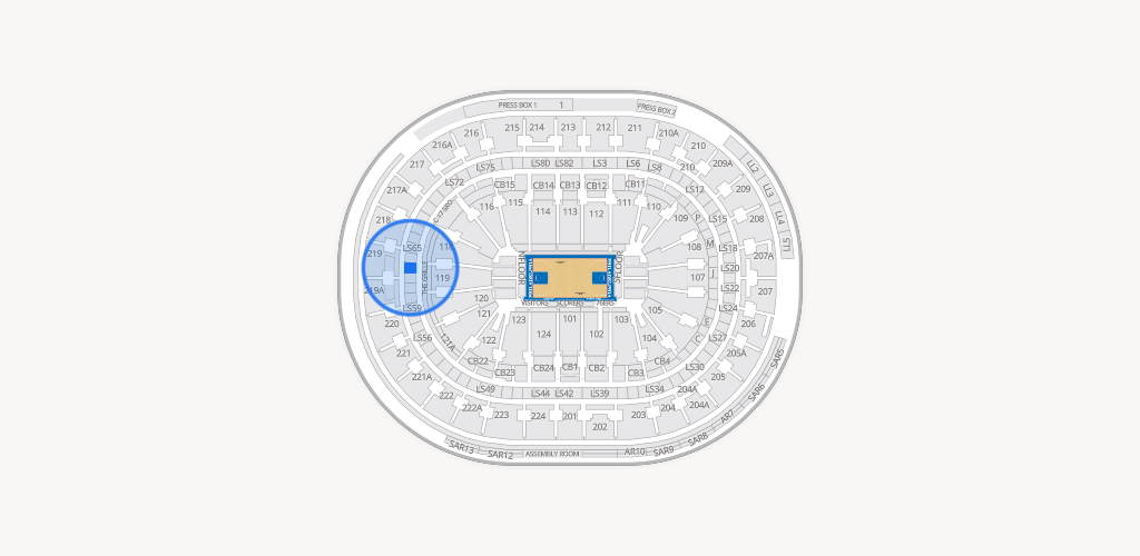 Xfinity Mobile Arena Seating Chart