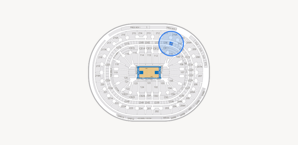 Xfinity Mobile Arena Seating Chart