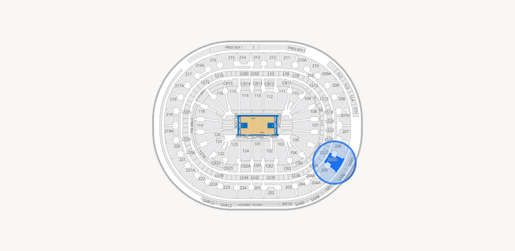 Xfinity Mobile Arena Seating Chart
