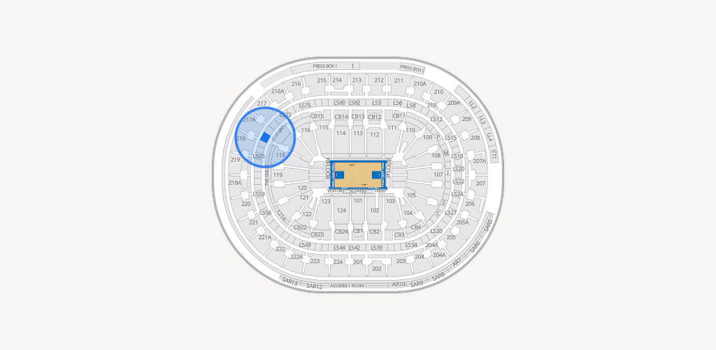 Xfinity Mobile Arena Seating Chart