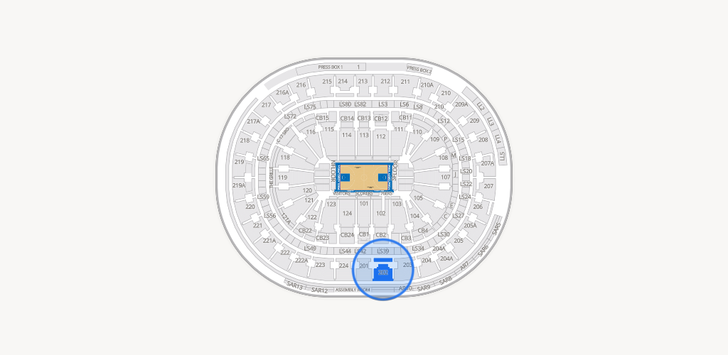 Xfinity Mobile Arena Seating Chart