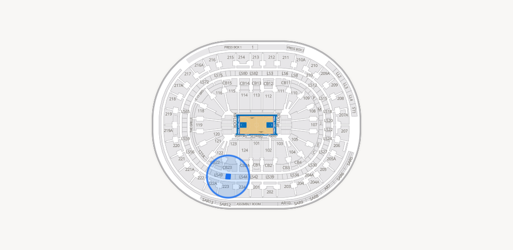 Xfinity Mobile Arena Seating Chart