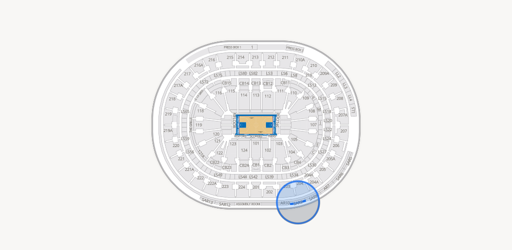 Xfinity Mobile Arena Seating Chart