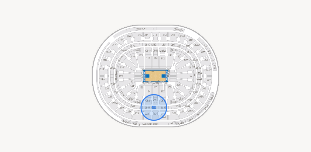 Xfinity Mobile Arena Seating Chart