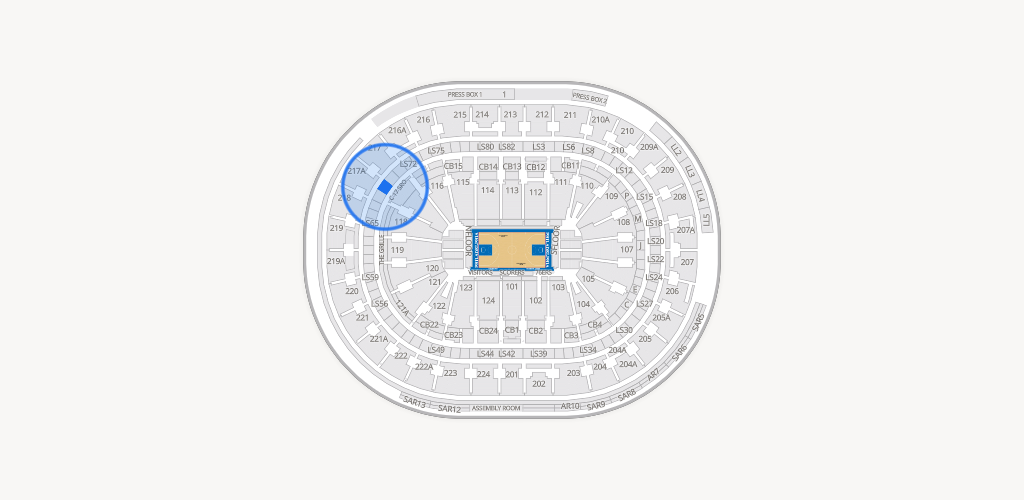 Xfinity Mobile Arena Seating Chart