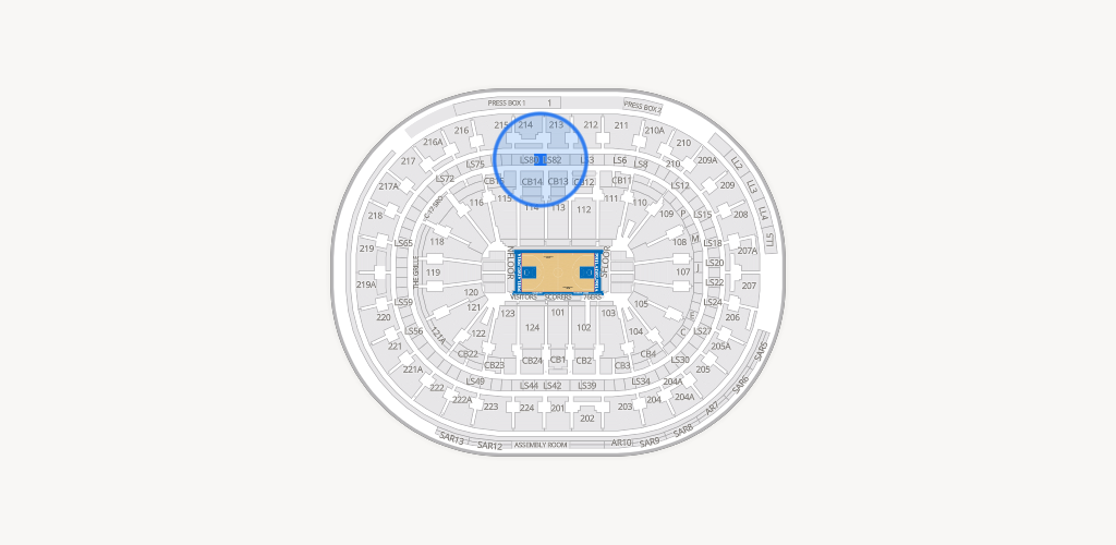 Xfinity Mobile Arena Seating Chart