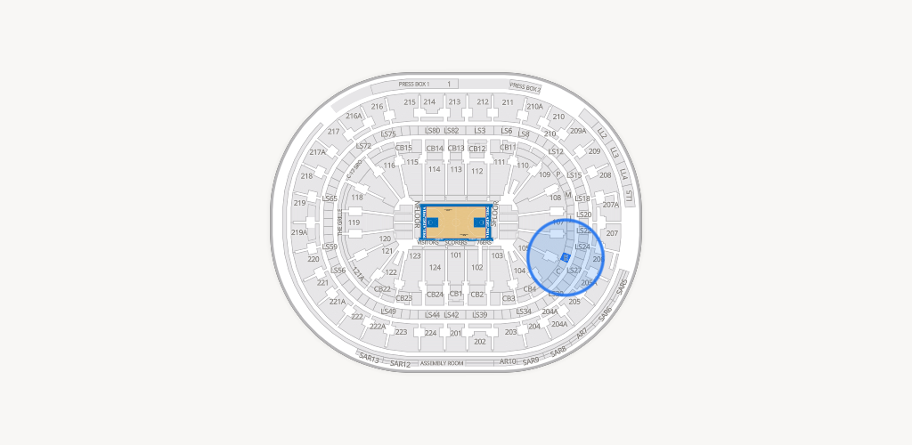 Xfinity Mobile Arena Seating Chart