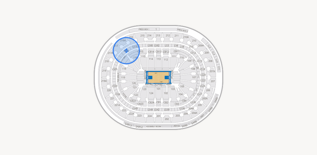 Xfinity Mobile Arena Seating Chart