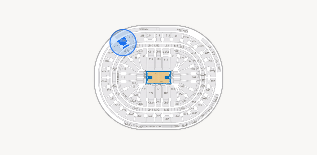 Xfinity Mobile Arena Seating Chart