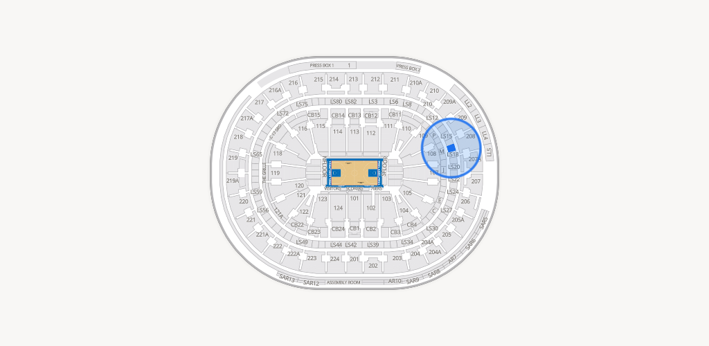 Xfinity Mobile Arena Seating Chart