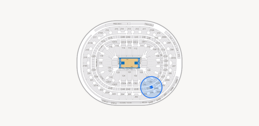Xfinity Mobile Arena Seating Chart