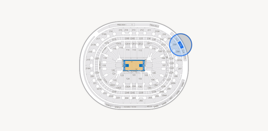 Xfinity Mobile Arena Seating Chart