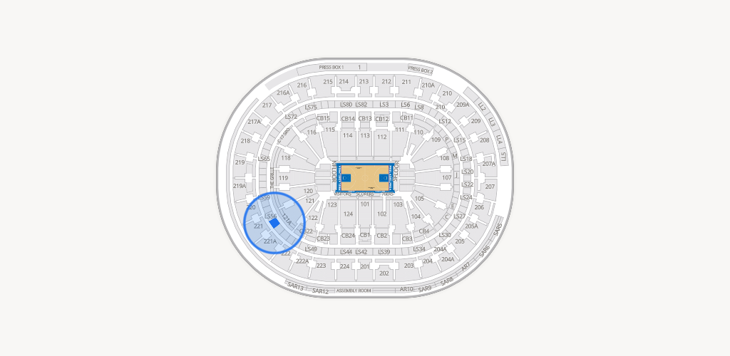 Xfinity Mobile Arena Seating Chart