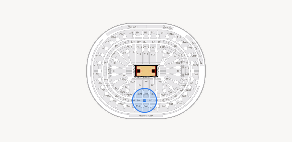 Xfinity Mobile Arena Seating Chart