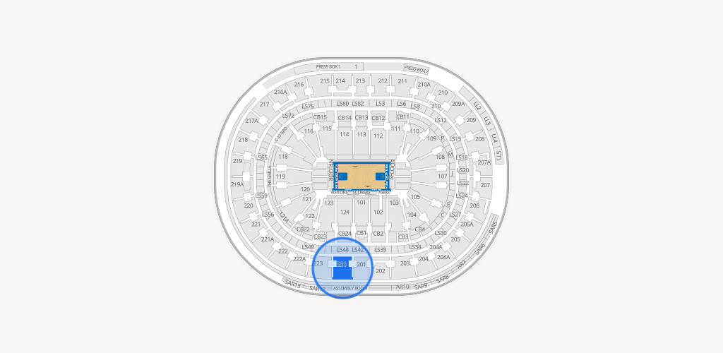 Xfinity Mobile Arena Seating Chart