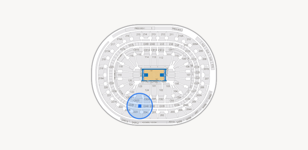 Xfinity Mobile Arena Seating Chart
