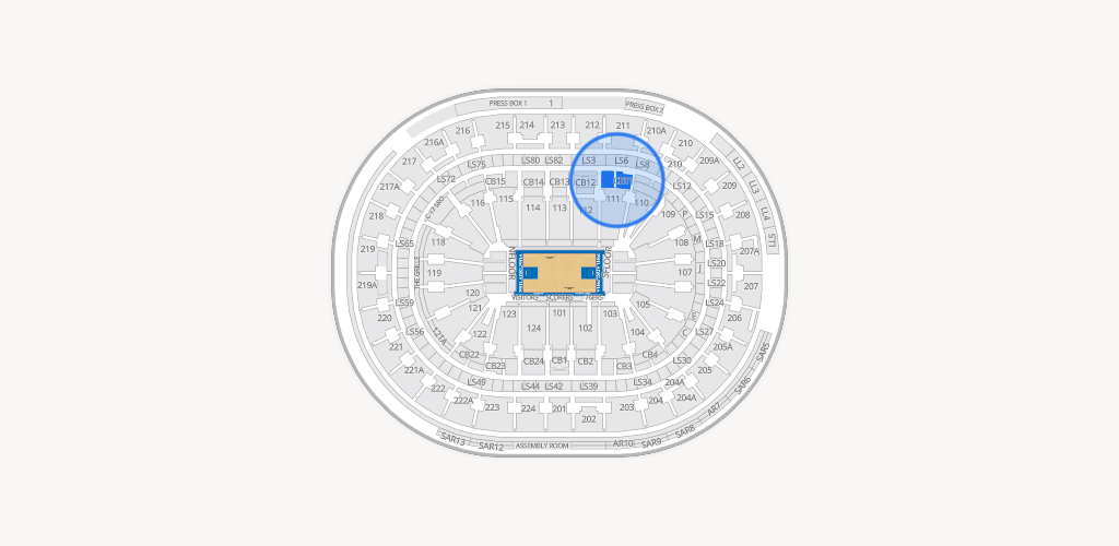 Xfinity Mobile Arena Seating Chart