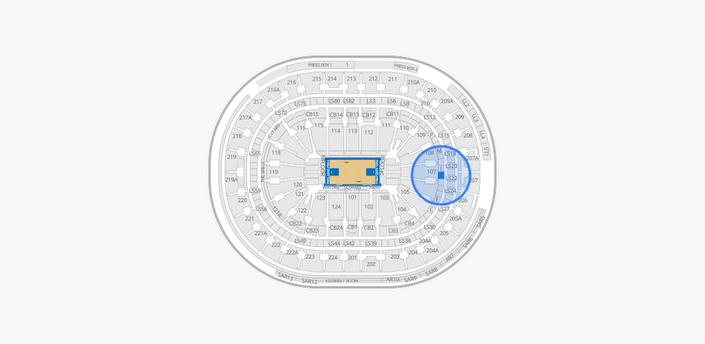 Xfinity Mobile Arena Seating Chart