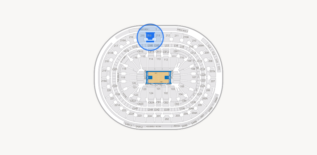 Xfinity Mobile Arena Seating Chart