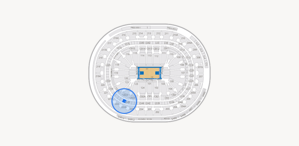 Xfinity Mobile Arena Seating Chart