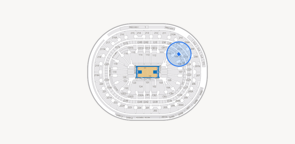 Xfinity Mobile Arena Seating Chart